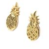 Les Trésors De Lily [P0715] - Gold Plated 'Pineapple' Earrings - 10x5 Mm