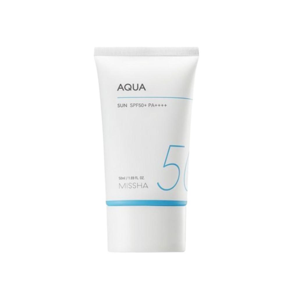 MISSHA Универсальный безопасный блок Аква Солнцезащитный крем SPF50+ PA++++ Увлажняющая УФ-защита Солнцезащитное средство 50 мл