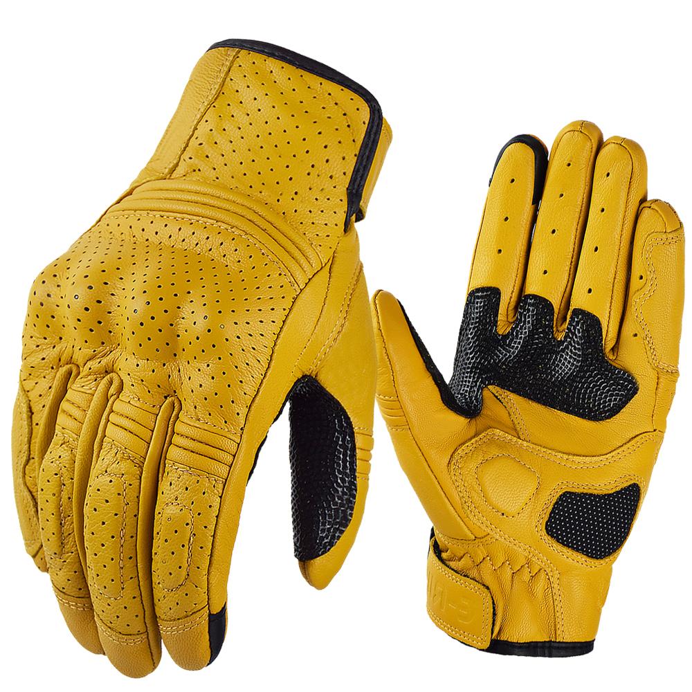 Motorcycle Biker Gloves Women Motorbike Gloves Men Summer Motocross Riding Guantes Leather Moto Gloves BMX Enduro Accessories