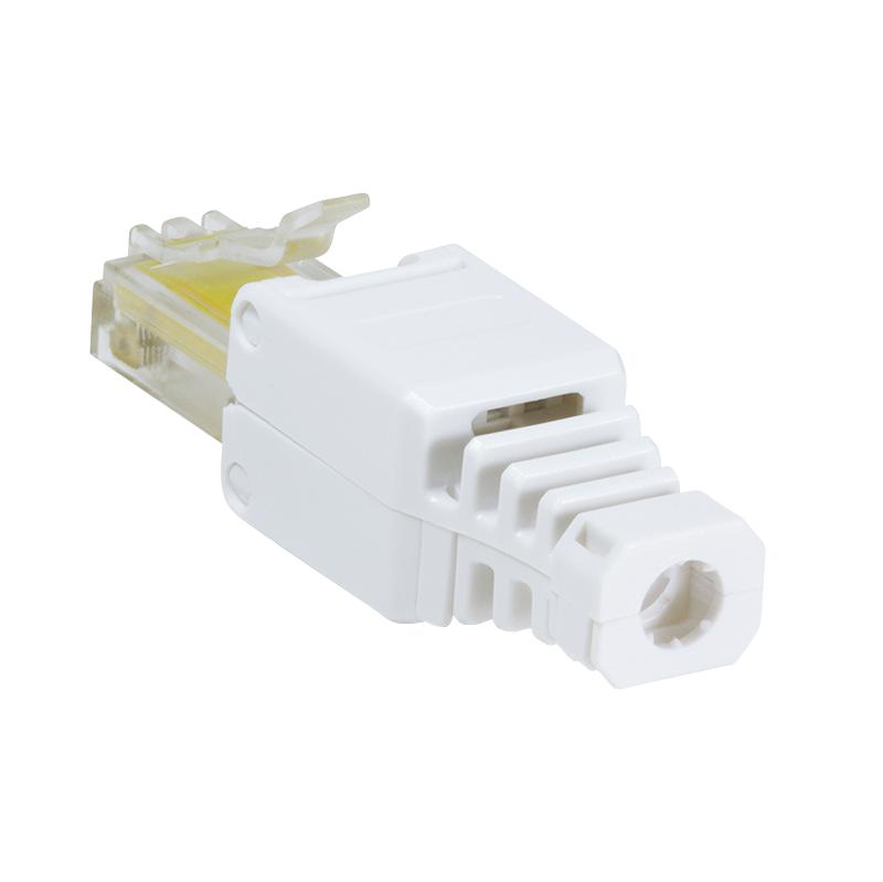 RJ45 Cat.5e LogiLink plugs - easy installation, T568A/B color coding