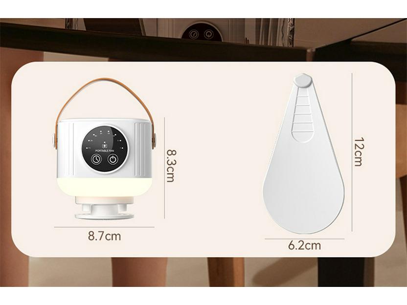 Перезаряжаемый пульт дистанционного управления Маленький потолочный и USB-вентилятор для общежитий и кемпинга