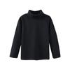Girls Cute Tops Spring  High Neck Solid Long Sleeve Round Neck Top Party Birthday School Sweaters
