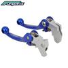 Funparts Motorcycle CNC Brake Clutch Lever Handle For YZ80 85 WR 250R 250X SEROW 225 250 TTR250 XT 250 250X TRICKER DT230LANZA