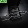 Couple Bracelets Titanium Steel Alloy King Queen Bracelet Alloy Pendant Lover Letter Bracelet Gift Men And Women Jewelry