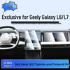 Защитная закаленная пленка для навигации Geely Galaxy L7 и дисплея L6, интерьер приборной панели