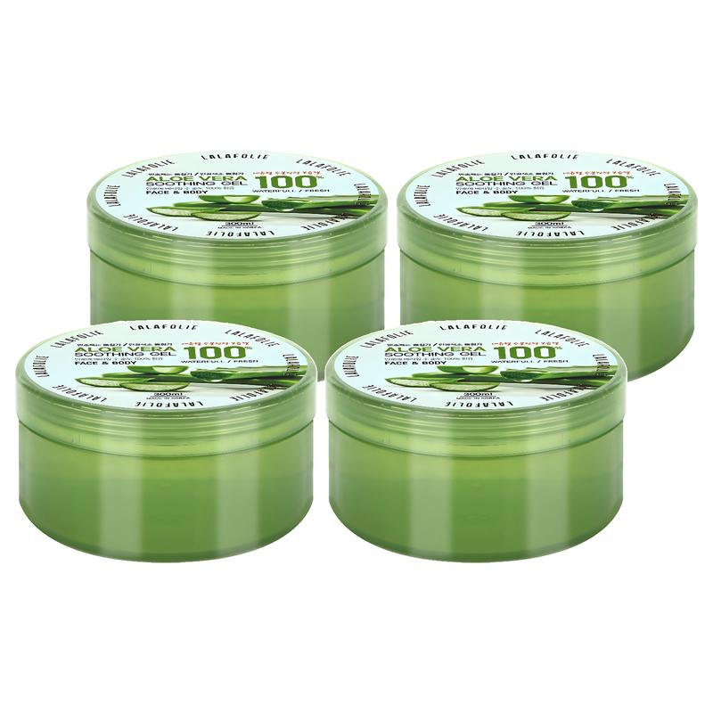 Lalapoli Aloe Vera Soothing Gel, 300ml, 4 pcs