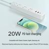 Xiaomi 20W Быстрозарядная USB-удлинитель (2А1С)