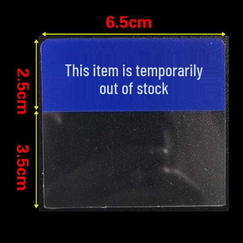 Прозрачный ПВХ рукав для полочных ценников для аптеки и магазина детских товаров