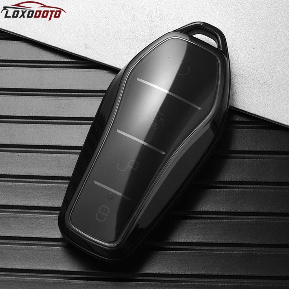 Прозрачный чехол-накладка из ТПУ для ключа-пульта автомобиля для BYD Dolphin Seal Sedan Song Plus Qin Tang Atto 3 E2 2021 2022 2023 2024