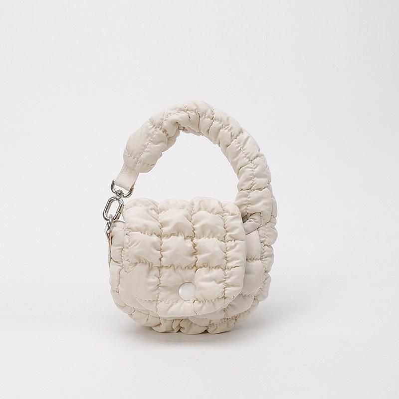 Трендовая плиссированная сумка-облако: Шикарная, Миниатюрная, Универсальная Сумка-Аксессуар в Модном Корейском Стиле