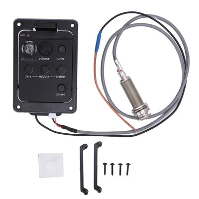 Гитарный предусилитель Громкость Бас Середина Высокие частоты Контроль фазы Встроенный тюнер Гитарный звукосниматель Эквалайзер для Presys PSY101