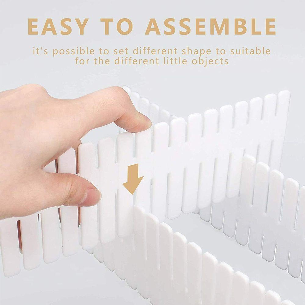 4 шт. Регулируемая перегородка для макияжа, нижнее белье, носки, пластиковая сетка, выдвижная, сделай сам, разделительная доска для ящика