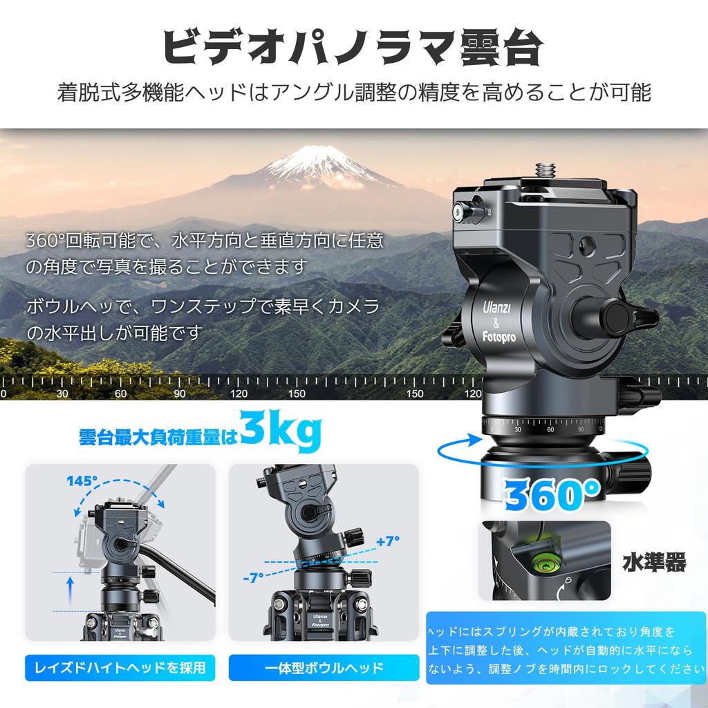 Ulanzi F38 Carbon Quick Shoe Camera 5 Level Free Ball Panoramic Smartphone Holder Грузоподъемность Smartphone Ultra Lock Travel Совместимость с хранилищем