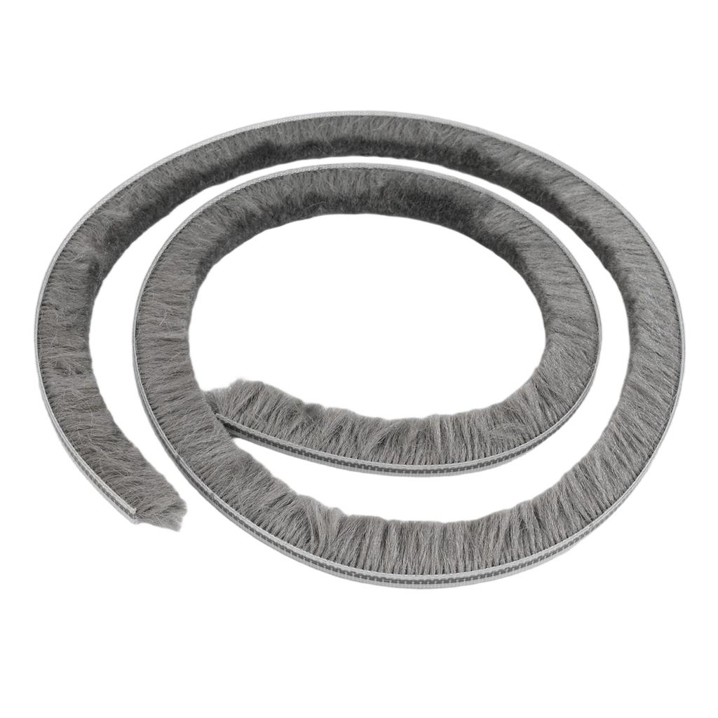 Door Bottom Seal Strip Under Door Draft Stopper Door Bottom Seam Sealing Strip Brush Weatherstrip Anti-Cold Gap Blocker Hardware