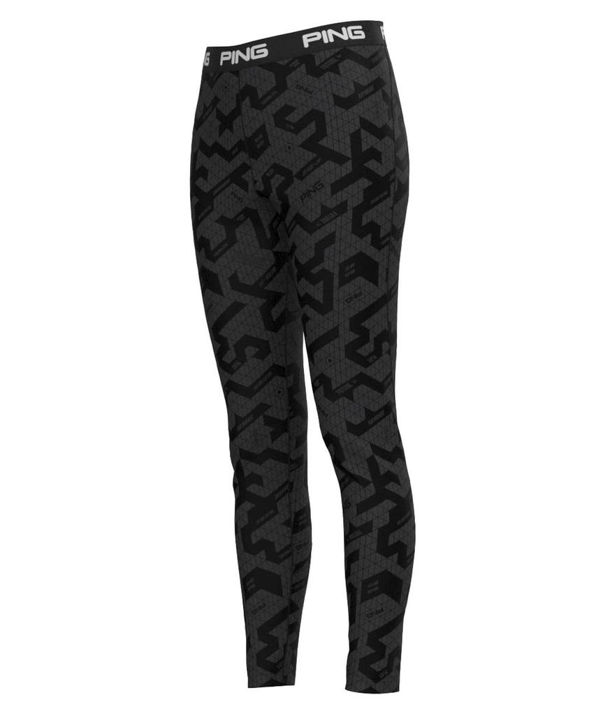 Женские гольф-леггинсы Ping Apparel (Логотип бренда) 622-3283900 011_Черный x Серый, Размер M