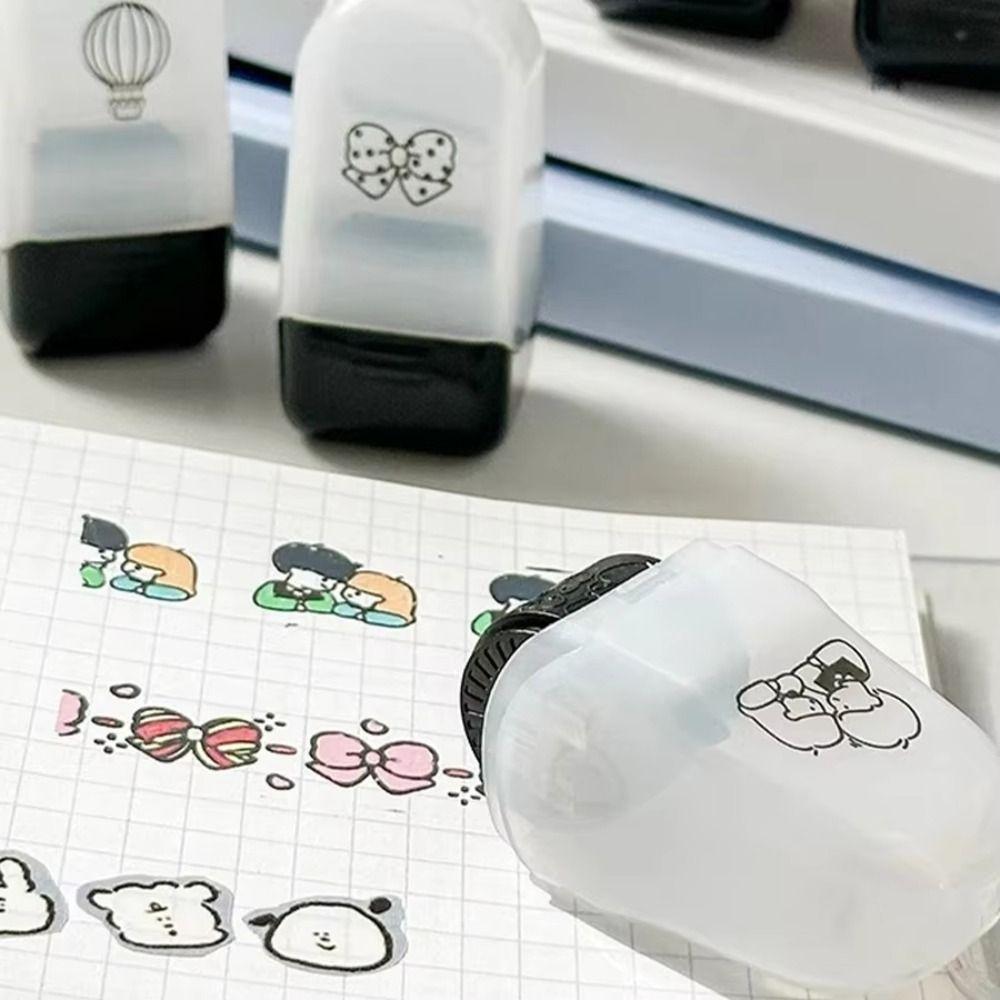Decorative Pattern Graffiti Doodle Roller Stamp Drawing Marking Keypoints Marker Printed Roller Stamp DIY Decoration
