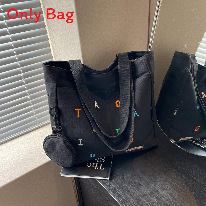 Modern Casual Large Capacity Tote With Sewn Details For Everyday Carry
