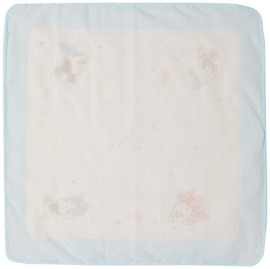Disney Mickey Minnie Mouse Pooh Gauze Made in for Babies and Newborns & Handkerchiefs, 3-Pack, Japan,