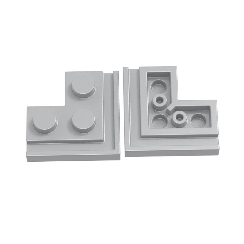 MOC 10PCS 3 Special Modified Building Blocks Slotted Right Angle Three Holes Particle Idea DIY Toys Children Birthday Gifts