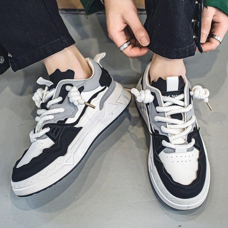 Массивные мужские повседневные туфли весна осень мода удобные кроссовки женские туфли на платформе вулканизированная обувь для девочек скейтборд обувь Mujer