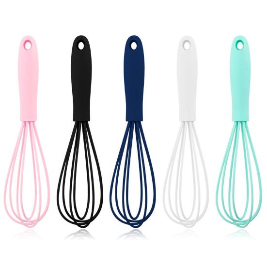 Practical Comfortable Handle Cook Portable Reusable Egg Agitator Cooking Tool Egg Whisk