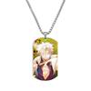 Tanjiro Nezuko Inosuke Zuhira Stainless Steel Color Printed Necklace Collection Holiday Gifts