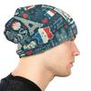 Карта достопримечательностей Франции Флаг французских шапок Skullies Парижская тема Эйфелева башня Skullies Cap Merch Man Уникальный дизайн Skullies Hat