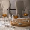 Glass Art Candle Cup Candlestick Ambience Transparent Windproof Ornaments DIY Home Decor