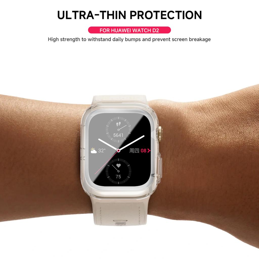 Чехол для Huawei Watch D2 Защитный чехол для экрана Мягкий ТПУ Всесторонняя защитная накладка-бампер Аксессуары для Huawei Watch D2