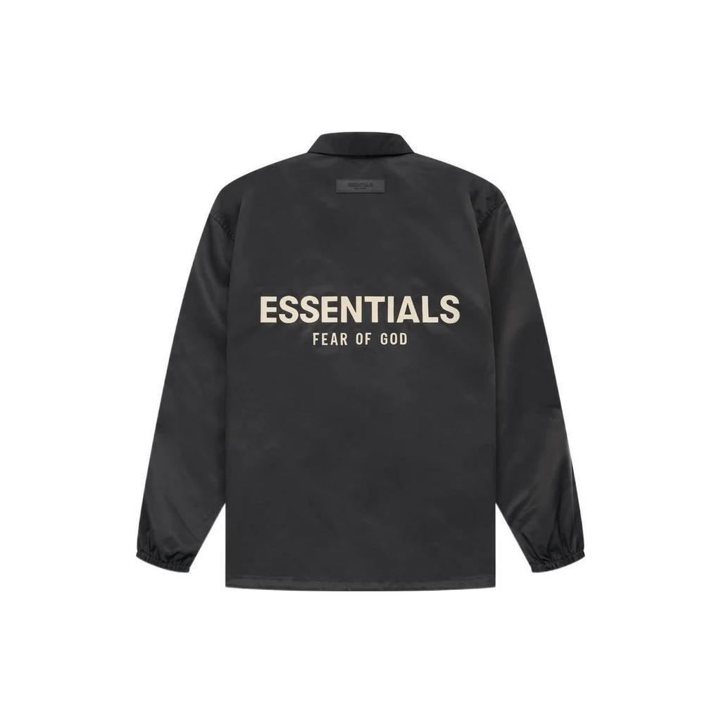 Fear of God Essentials Куртка Coaches SS22 Iron Men Верхняя одежда Черный-Железный FOG-SS22-132
