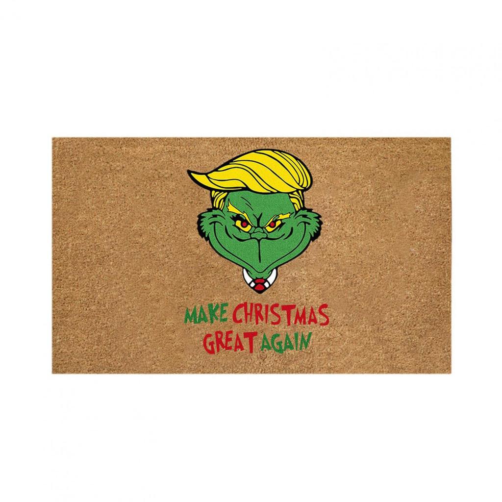 Добро пожаловать Рождественский коврик Нескользящий и моющийся коврик для украшения двери Коврик для входа Коврики для входа