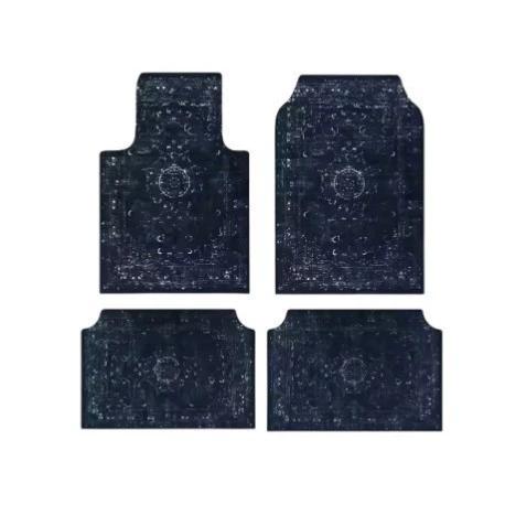 Vintage Persia Kilim Complete Car Foot Mat Machine Made Suede Anti-Skid PVC Bottom Wear Resistant Universal Car Interior Rug