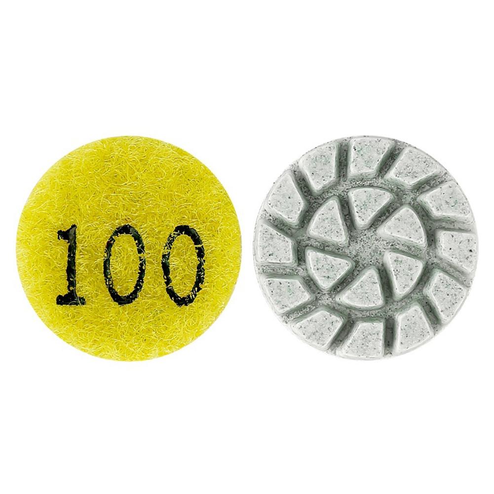 1inch 25mm Polishing Pad Wet Dry Buffer Grinding Disc For Marble Granite Concrete 50/100/200/400/800/1500/3000 Grit