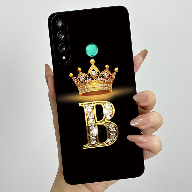 Для Huawei Y7p P40 Lite E ART-L28 ART-L29 Модный Чехол для Телефона с Инициалами для Пары Y7P 2020 Мягкий Силиконовый TPU Защитный Чехол