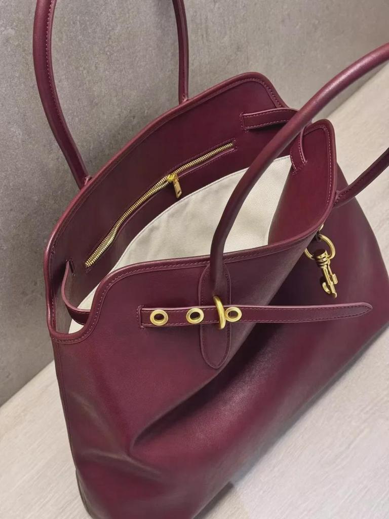 Винтажная сумка-тоут Bowling из воловьей кожи - сумка на плечо и подмышку