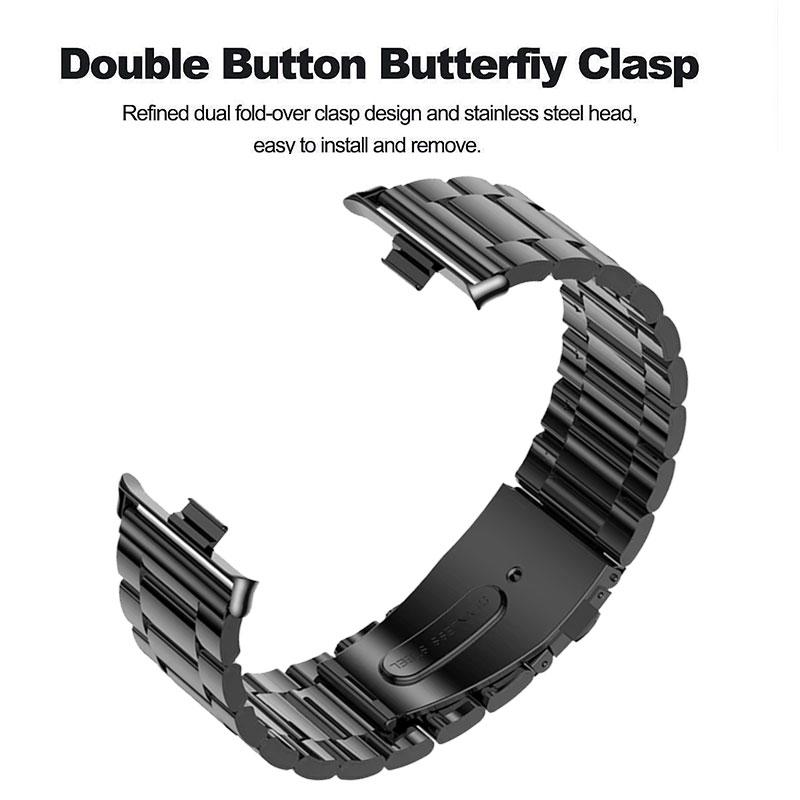 Металлический ремешок для Redmi Watch 4 Strap Smartwatch Браслет из нержавеющей стали Correa для Xiaomi Mi Band 9 Pro 8pro Сменный ремешок