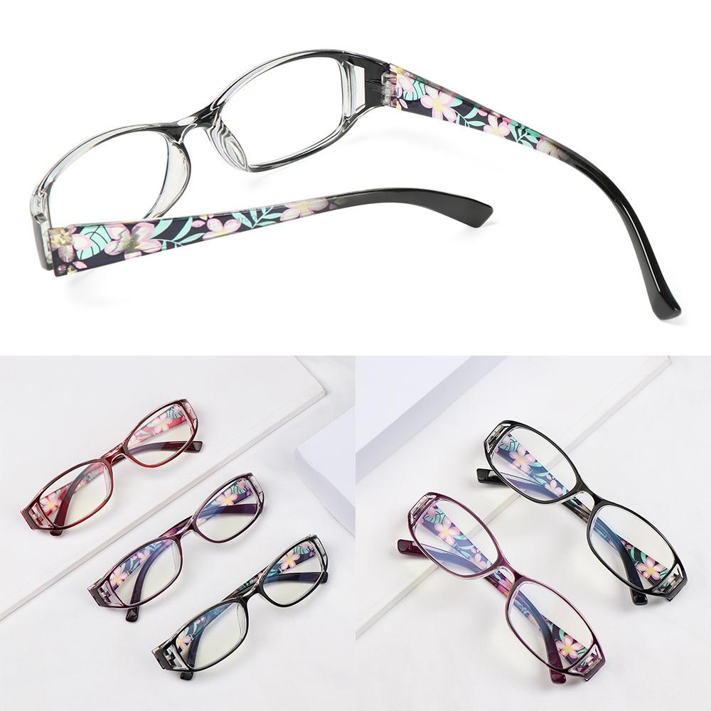 Portable Vintage Ultra Light Frame Anti-Blue Light Eyeglasses Eye Protection Reading Glasses