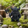 3D-печатная фигурка викинга, статуэтка воина-гнома, фигурка варвара, рогатая миниатюрная фигурка для витрины, шлем, украшение для стола для дома и офиса, предмет коллекционирования