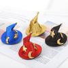 Wizard Hat Hairpin Halloween Hair Clip Witch Hat Hair Accessory Halloween Decorations Party Supplies Cosplay Costume Prop