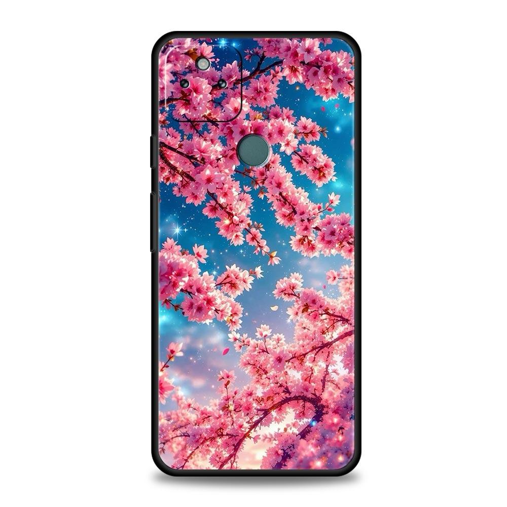 Корейский чехол-накладка с цветами для Google Pixel 10 9 8 7 6 9A 8A 7A 6A Pro Ударопрочный Мягкий ТПУ 9 Pro XL Чехол Capas Fundas Coque