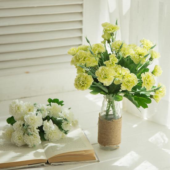 Искусственное растение, яркие, экологически чистые, многоразовые, красивые, для дома и сада, гвоздика, альбом для вырезок, искусственные цветы на день рождения