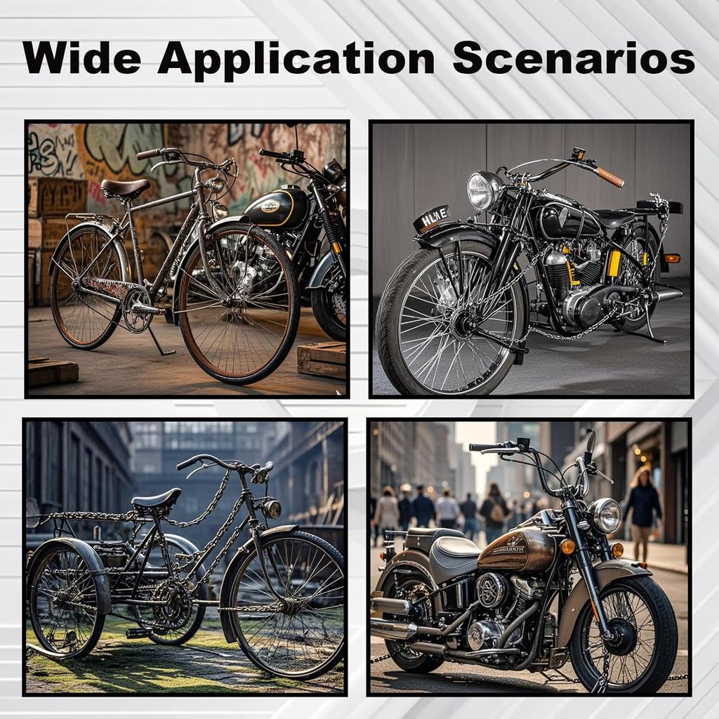 Chain Breaker #420-530, Heavy Duty Chain Breaker Riveting Tool, Chain Removal Pin Link Splitter Motorcycle Accessories Fit for Bike Bicycle ATV Dirt