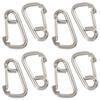 304 Stainless Steel Simple Spring Hooks Safety Hooks Hooks Diving Hooks Accessories Dog Leash Buckle Quick Hanging