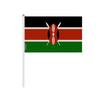 Drapeau - - Kenya - 14 X 21 Cm - 50 Pièces - Polyester Résistant
