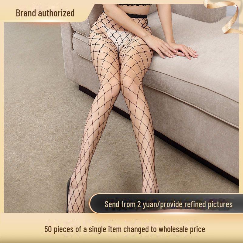 Feimu женские сексуальные чулки в сеточку - черное нижнее белье Temptation 7310-7316