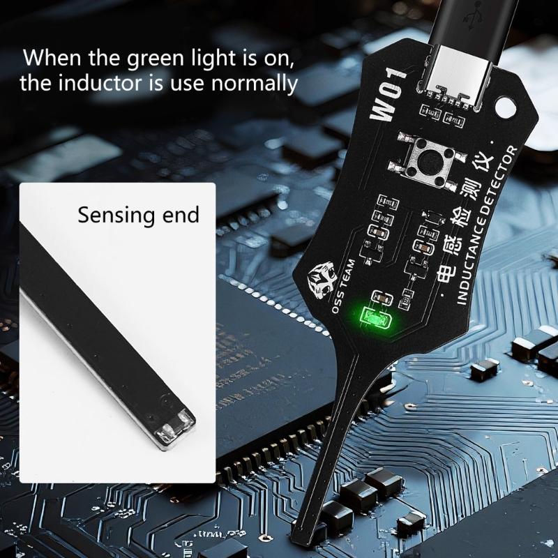 Универсальный тестер индуктивности W01 Детекторы индуктивности с компактной конструкцией и возможностями немедленного обнаружения неисправностей