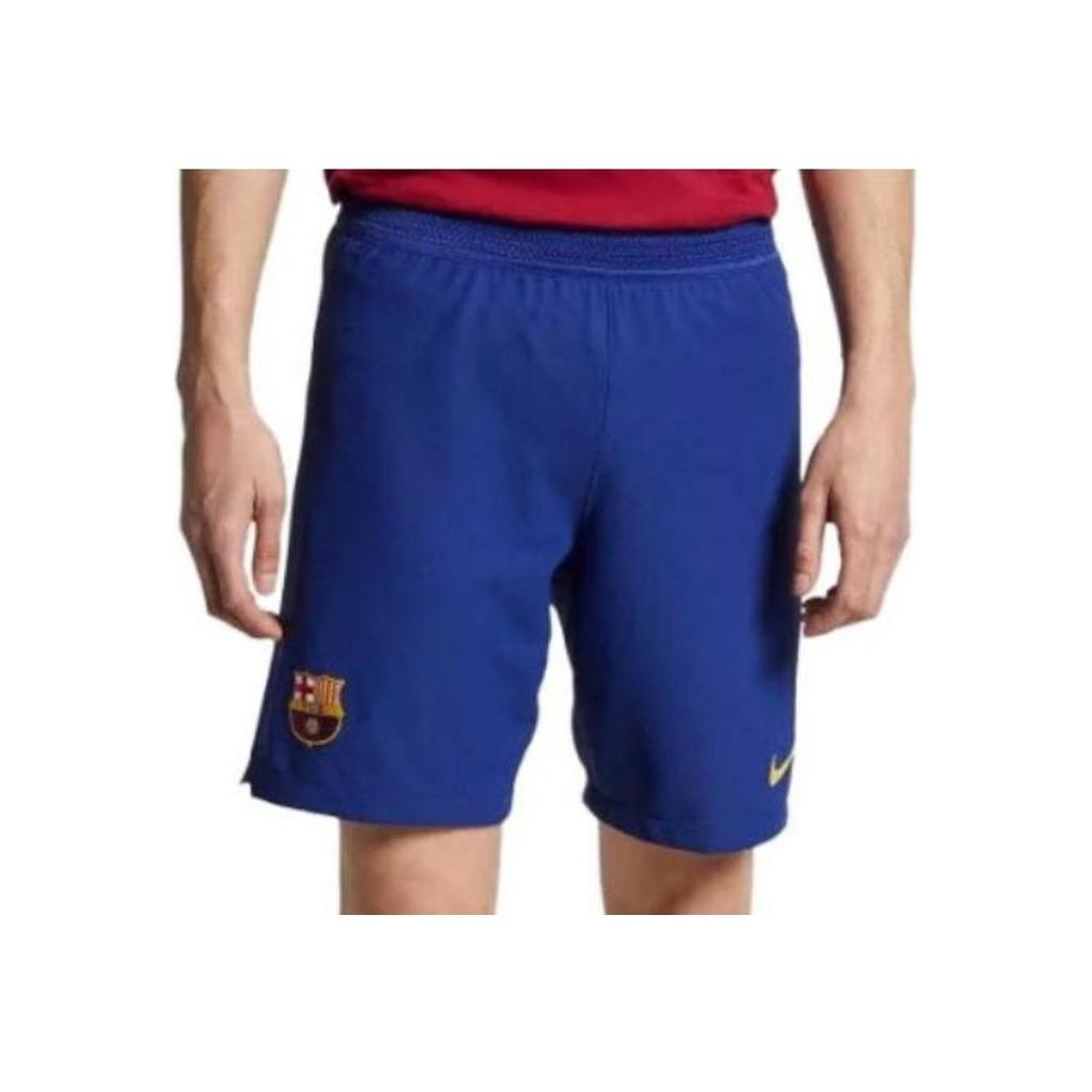 Nike Logo Animal Pattern Barcelona Player Edition Summer Elastic Waist Sports Shorts Men Shorts Blue AJ5285-455