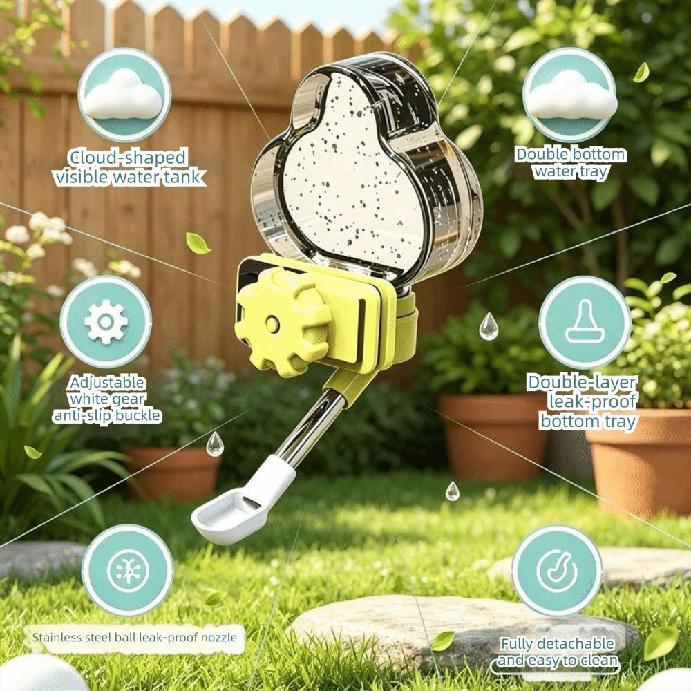 Gravity Fed Automatic Bird Water Dispenser Drip Free Hanging Waterer Bottle Guinea Pig