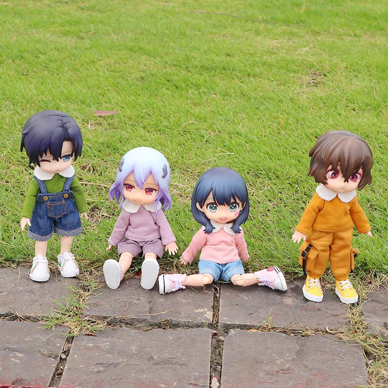 Новая одежда для малышей ob11 Худи рубашка Футболка с длинным рукавом для obitsu11, GSC, молли, 1/12 кукла bjd одежда аксессуары для кукол