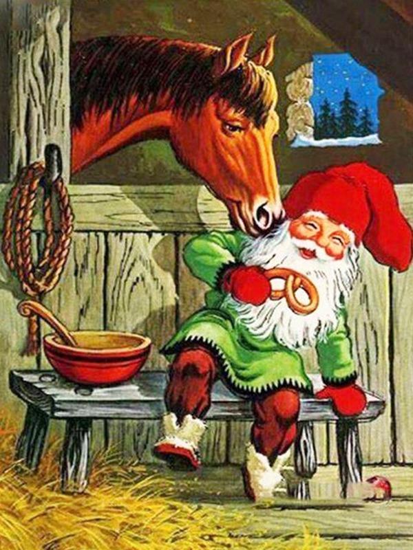 5D алмазная живопись Рождественское украшение дома подарок Алмазная мозаика Санта-картина Алмазная вышивка мультфильм вышивка крестиком